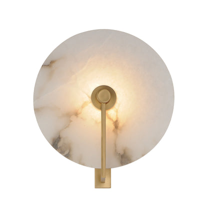 LED Spanish Alabaster Wall Sconce