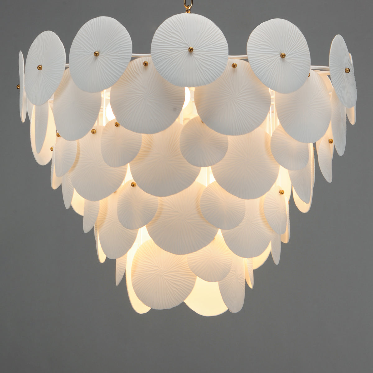 8-Light Pendant Ceramic Coastal Pendant