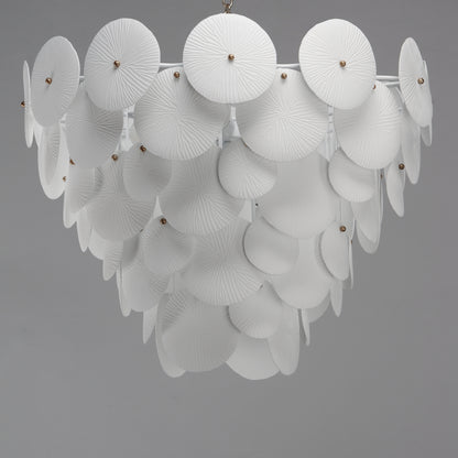 8-Light Pendant Ceramic Coastal Pendant