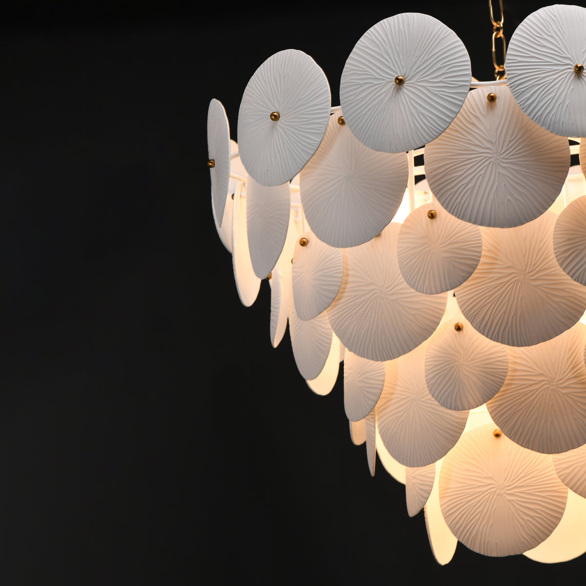 8-Light Pendant Ceramic Coastal Pendant