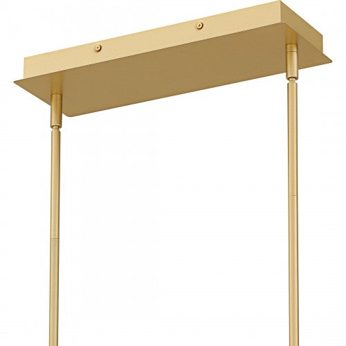 Soft Gold Linear Chandelier