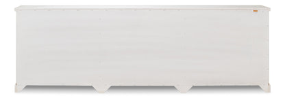 Luciana 6 Cane Dr Buffet112"Cortina Wh