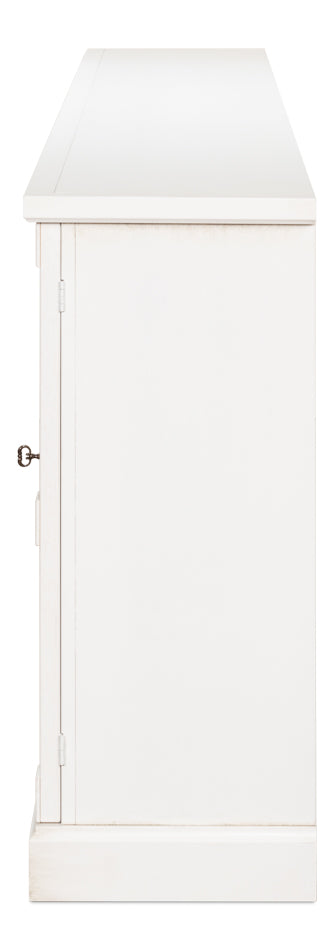 Luciana 6 Cane Dr Buffet112"Cortina Wh