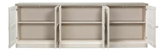 Luciana Wood Drs Buffet112"St.Whtgrey