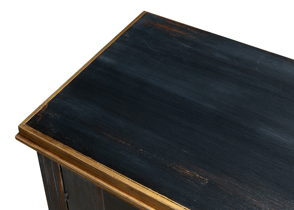 *Louis Xvi Buffetpowder Black W/Gold