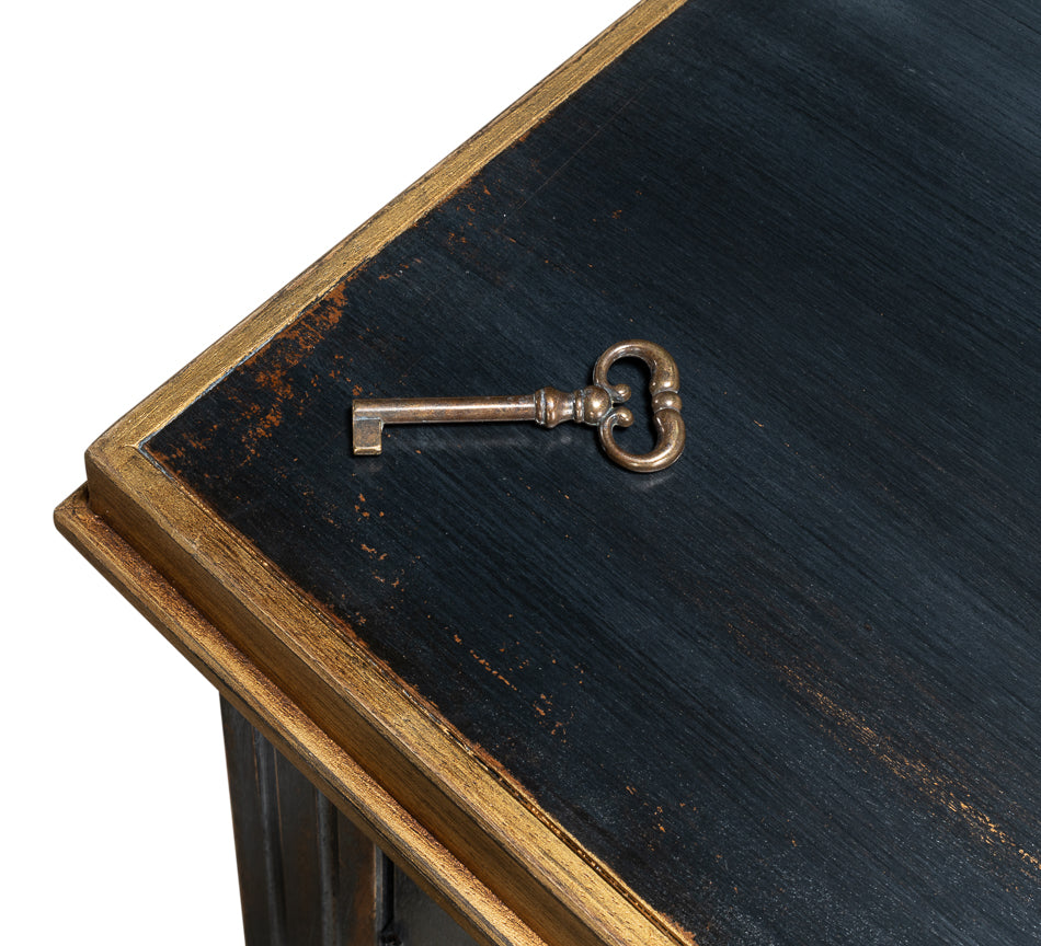 *Louis Xvi Buffetpowder Black W/Gold