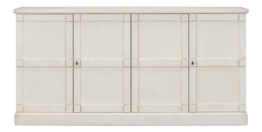 Lionisio Buffet75"Stucco Whtwood Drs