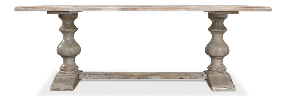 Lionisio Trestle Table Grey Oak