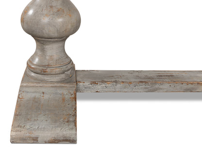 Lionisio Trestle Table Grey Oak