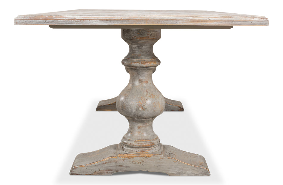 Lionisio Trestle Table Grey Oak