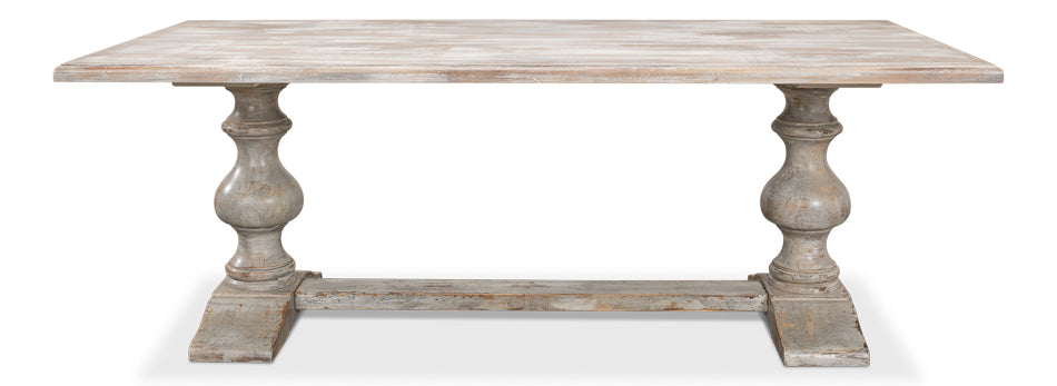 Lionisio Trestle Table Grey Oak