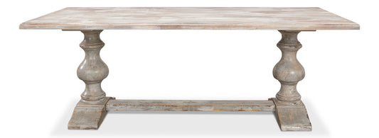 Lionisio Trestle Table Grey Oak