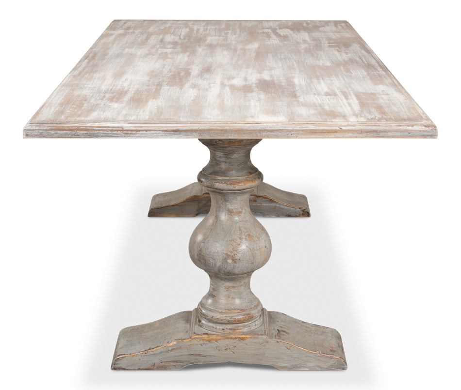Lionisio Trestle Table Grey Oak