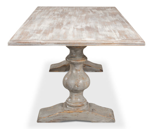 Lionisio Trestle Table Grey Oak
