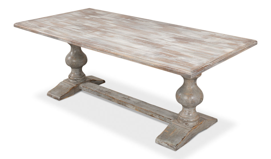 Lionisio Trestle Table Grey Oak