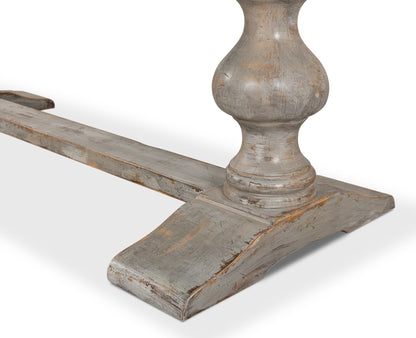 Lionisio Trestle Table Grey Oak