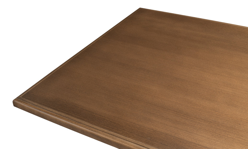 Lionisio Trestle Table Driftwood Finish