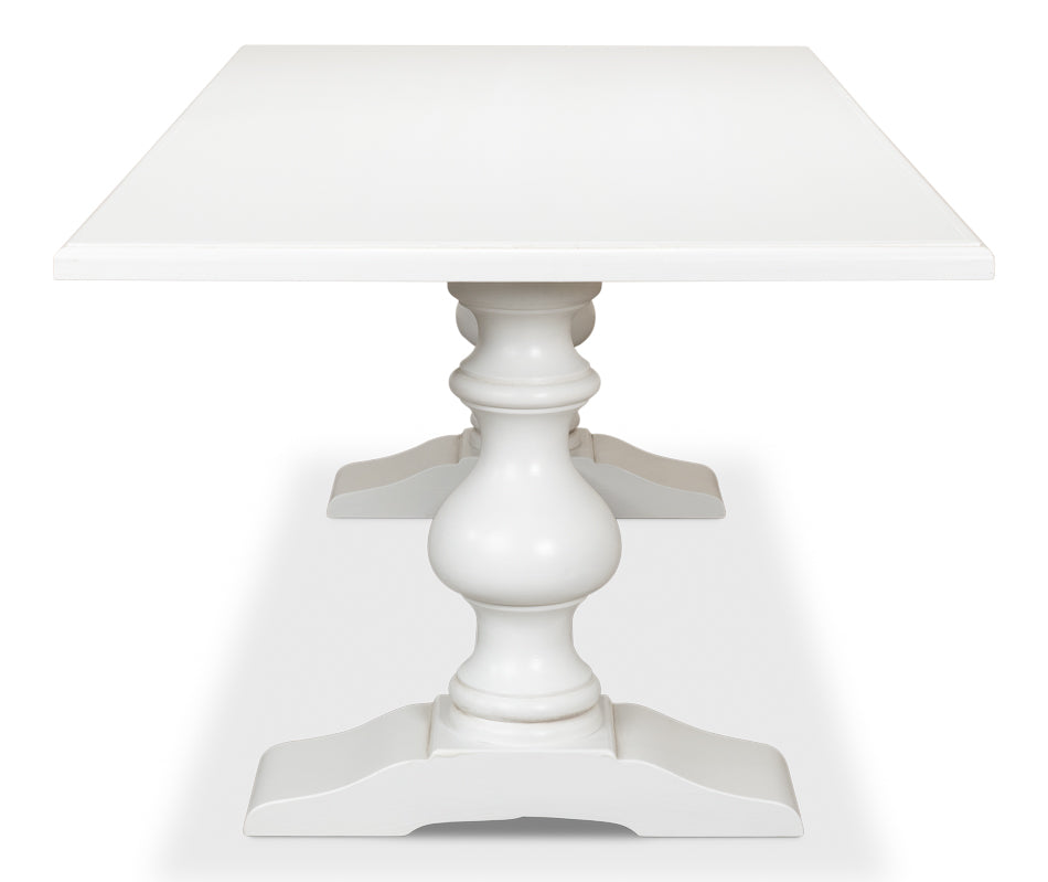 *Lionisio Trestle Table Cortina White