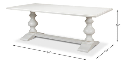 *Lionisio Trestle Table Cortina White