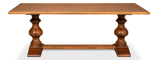 Lionisio Trestle Table Noce Antica