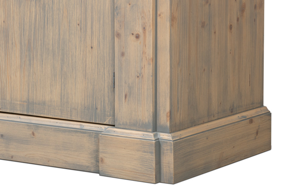 Crested Wall Cabinetcarmine Legno Tran
