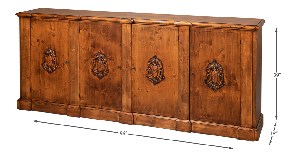 Crested Wall Cabinetnoce Anticato