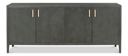 Blanco 4 Door Buffet Stone Grey