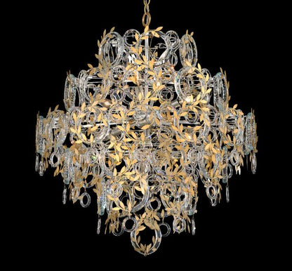 CONCETTA 8 LIGHT CHANDELIER IN HEIRLOOM FINISH RADIANCE CRYSTAL