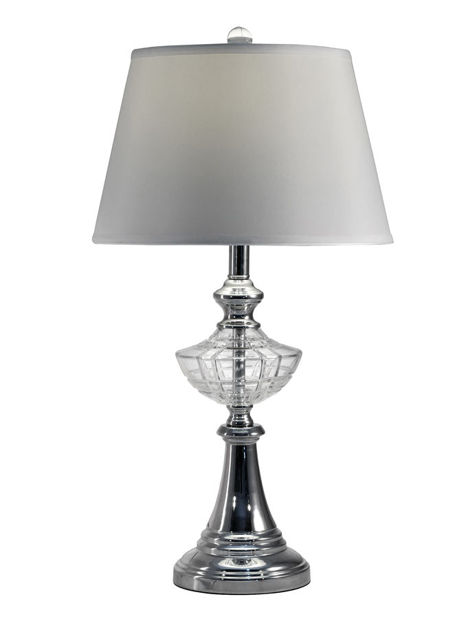 Avery 26"H 24% Lead Hand Cut Crystal Table Lamp