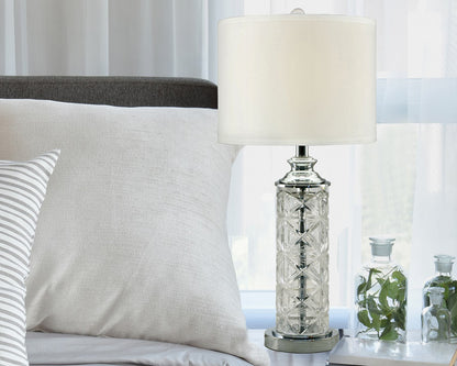 Kaia 26"H 24% Lead Hand Cut Crystal Table Lamp