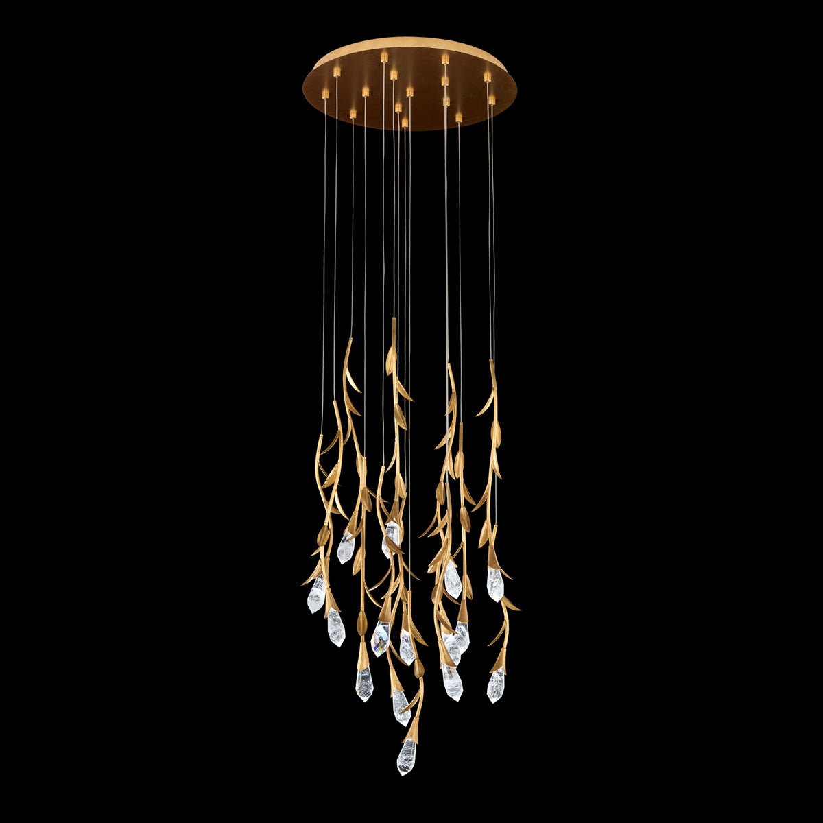 MULTI-LIGHT LED QUARTZ PENDENT 