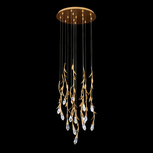 MULTI-LIGHT LED QUARTZ PENDENT 