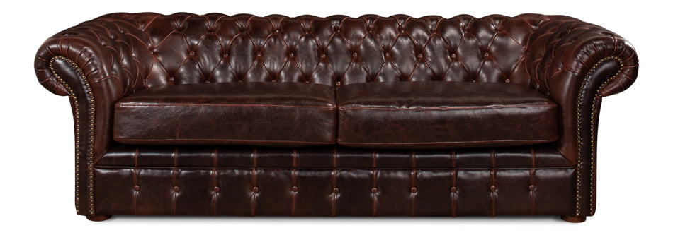 Club Leather Sofa