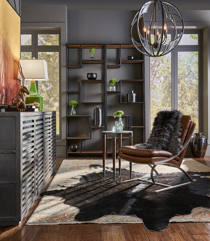 Hammered accent table