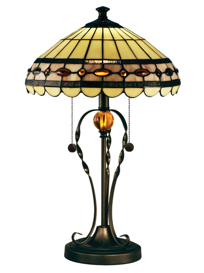 Bert 23.75"H Tiffany Table Lamp