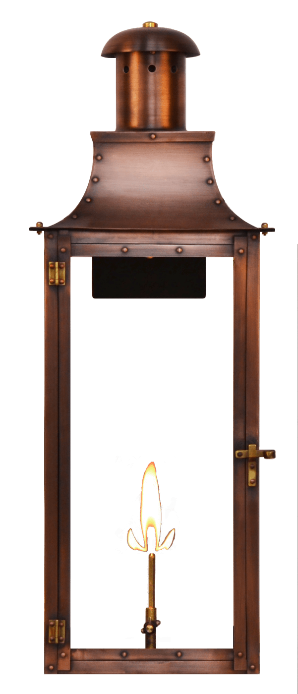 Somerset Gas Copper Lantern 26"