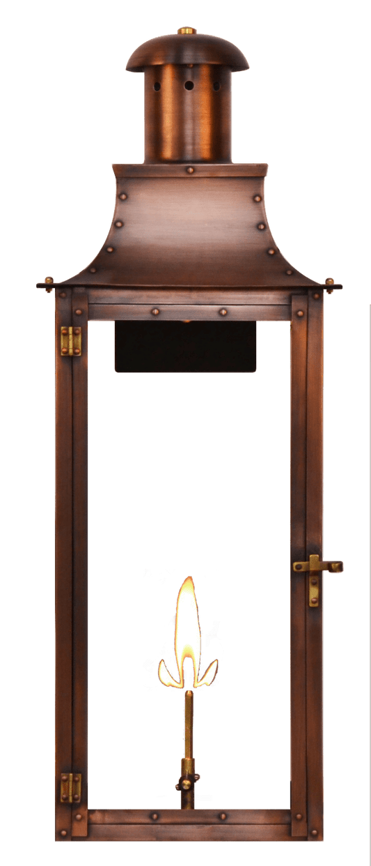 Somerset Gas Copper Lantern 26"