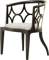 EBONISED CONNAUGHT ACCENT CHAIR