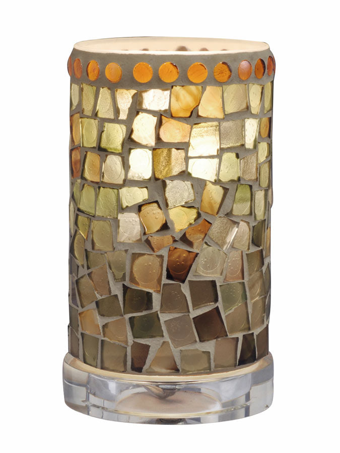 Knighton 6.75"H Mosaic Accent Lamp