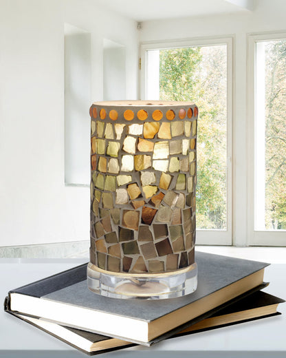 Knighton 6.75"H Mosaic Accent Lamp
