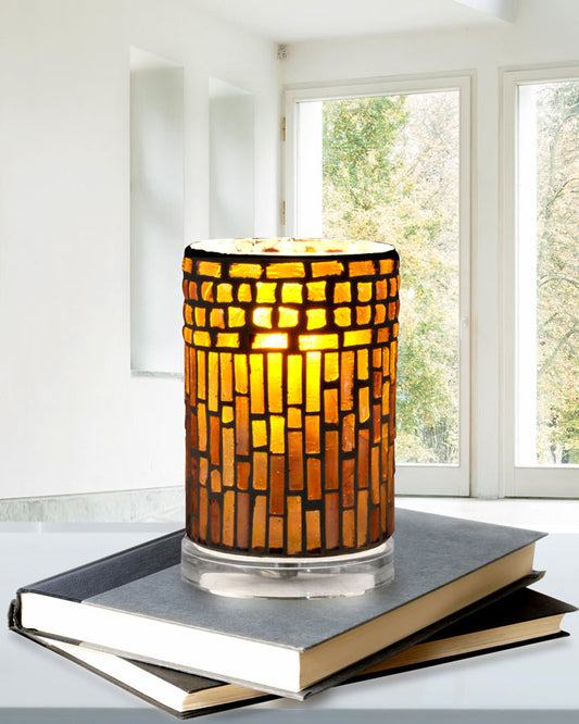 Calico 6.75"H Mosaic Accent Lamp