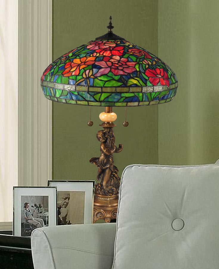 Rosemead 27.5"H Tiffany Table Lamp