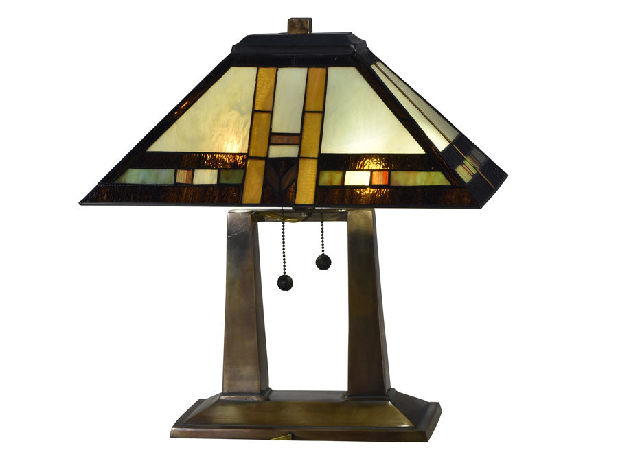 Sedona Mission 19"H Tiffany Table Lamp