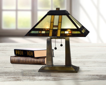 Sedona Mission 19"H Tiffany Table Lamp