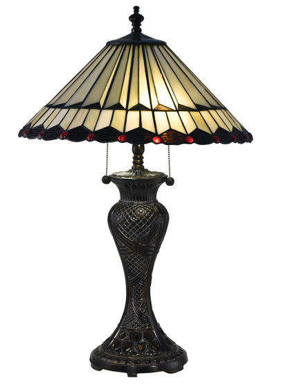 Trenton 28.5"H Tiffany Table Lamp