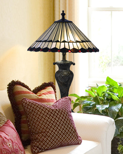 Trenton 28.5"H Tiffany Table Lamp