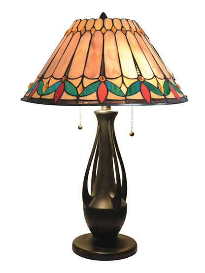 Jardin 23.5"H Tiffany Table Lamp