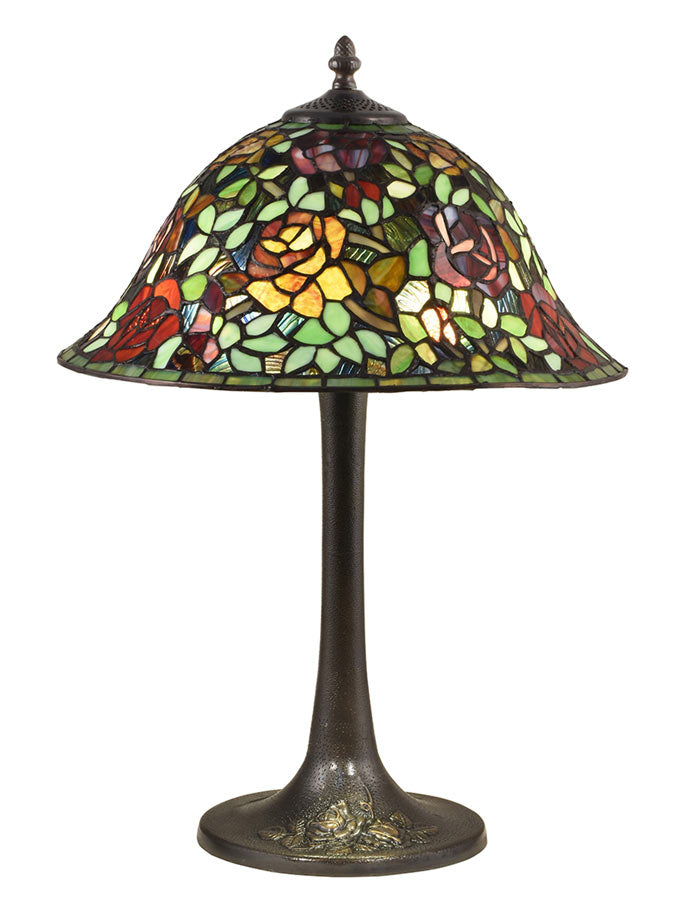Garden Rose 23"H Tiffany Table Lamp
