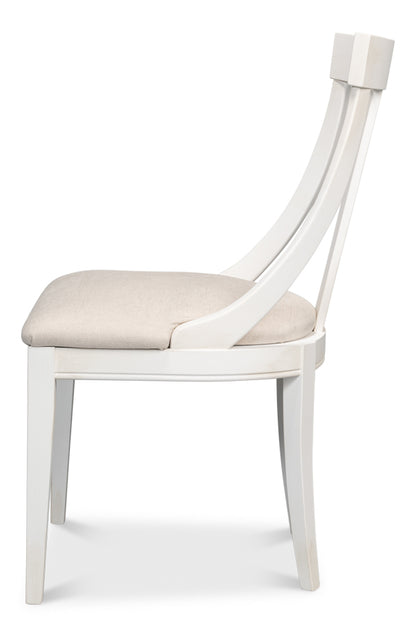 Deco Side Chaircortina Whitetaupe