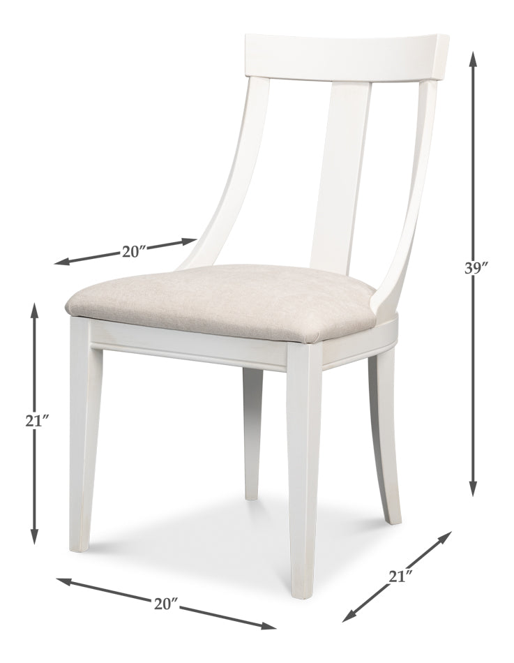 Deco Side Chaircortina Whitetaupe